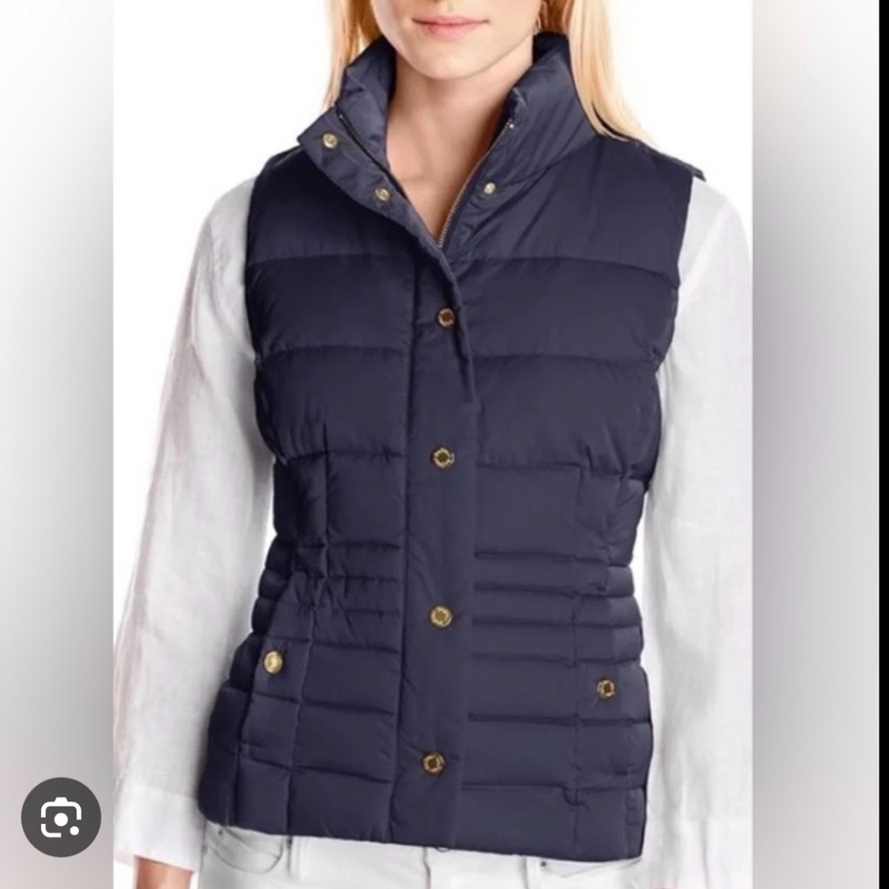 Lilly Pulitzer Isabelle Midnight Quilted Puffer Vest